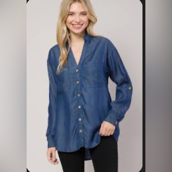 grand & greene Tops - Chambray XL button down